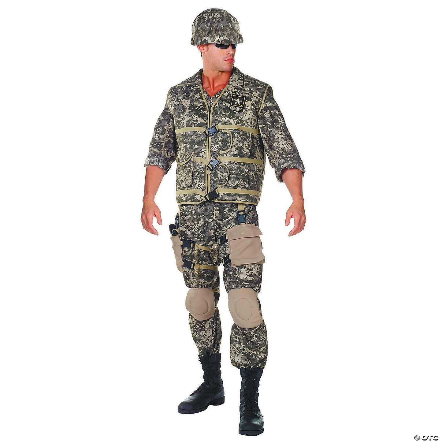 Men's Plus Size Deluxe U.S. Army Ranger Costume