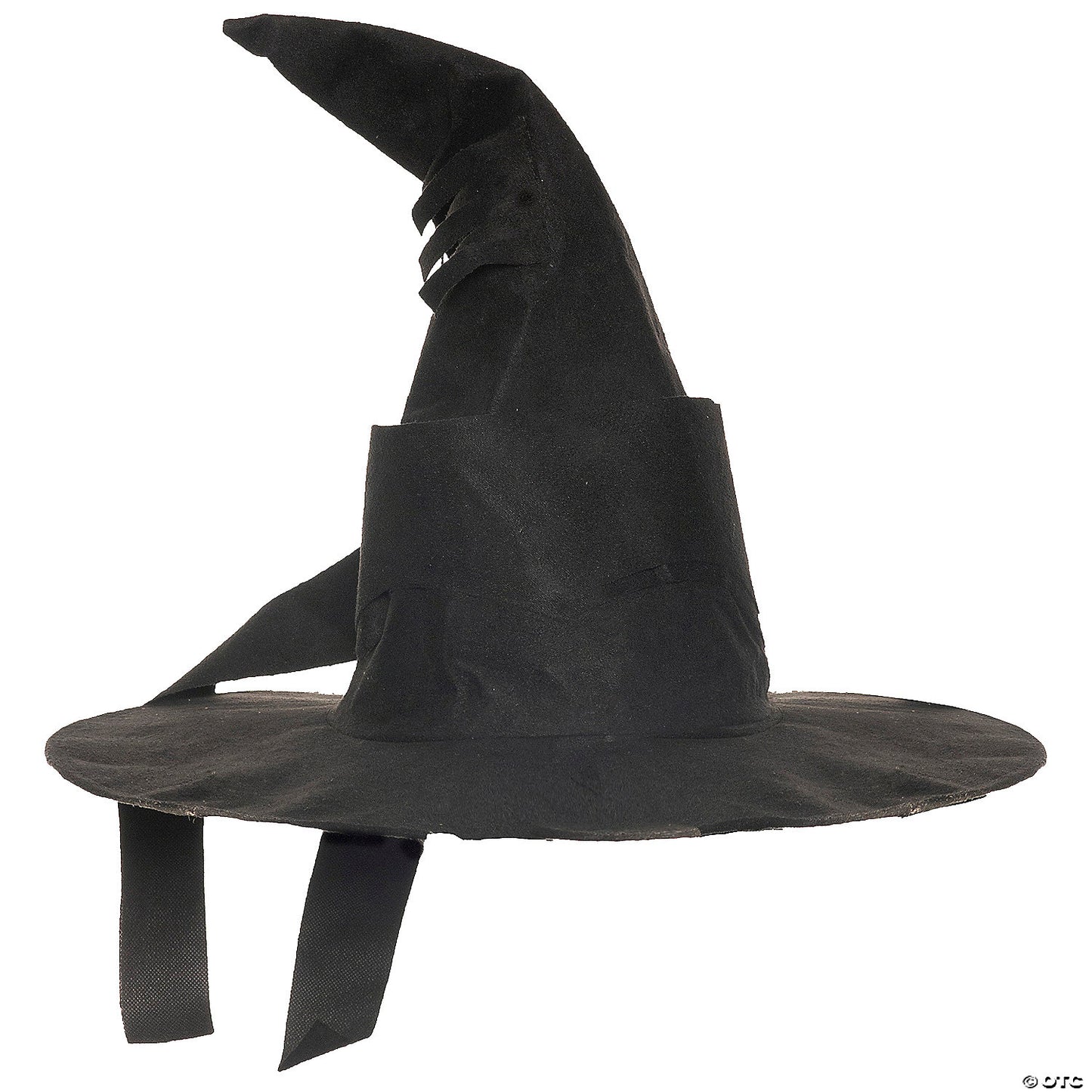 Wizard Hat Curved Black