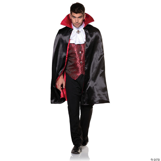 Adults Vampire Vest & Cape Set