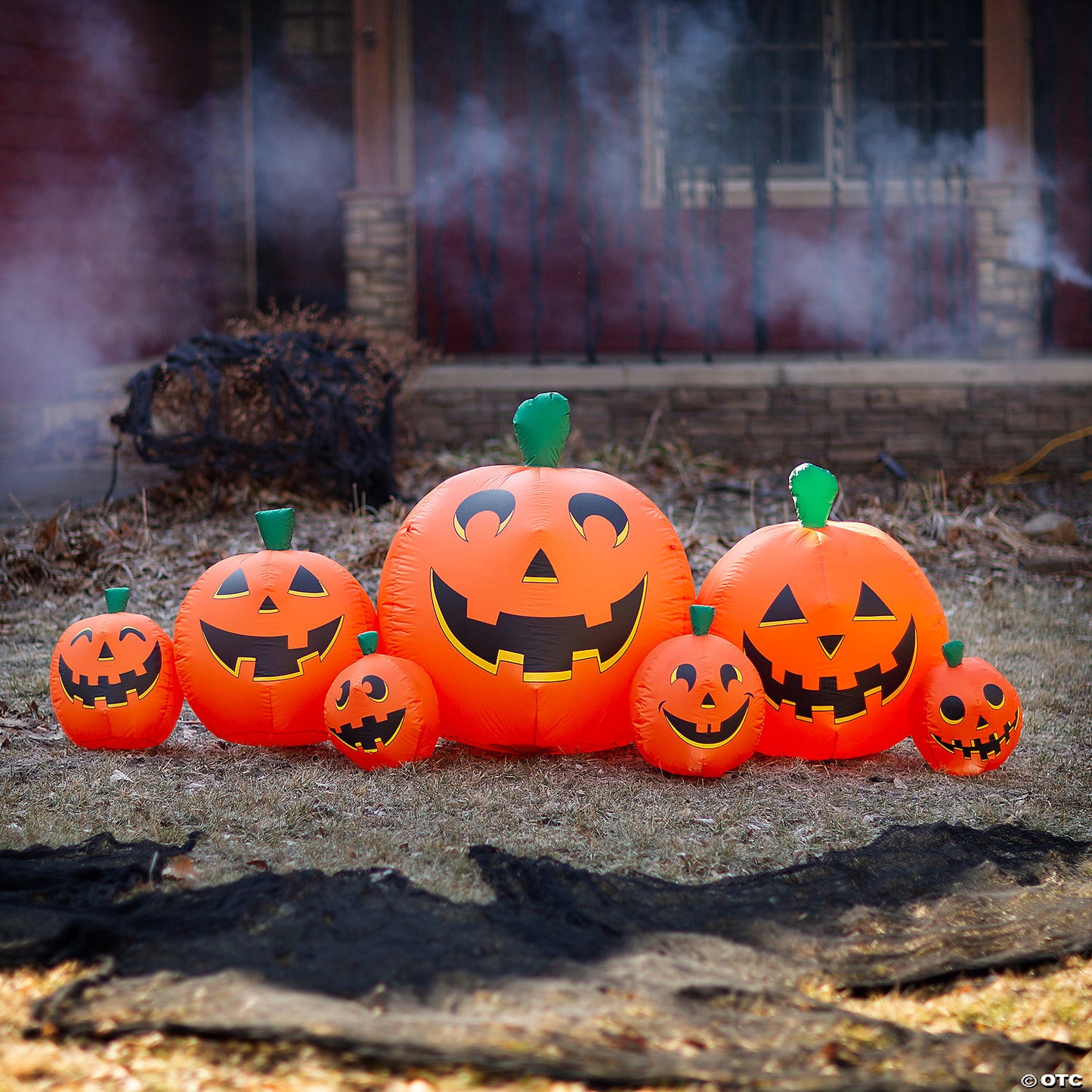 Inflatable Pumpkin Patch 8.5 Ft Long