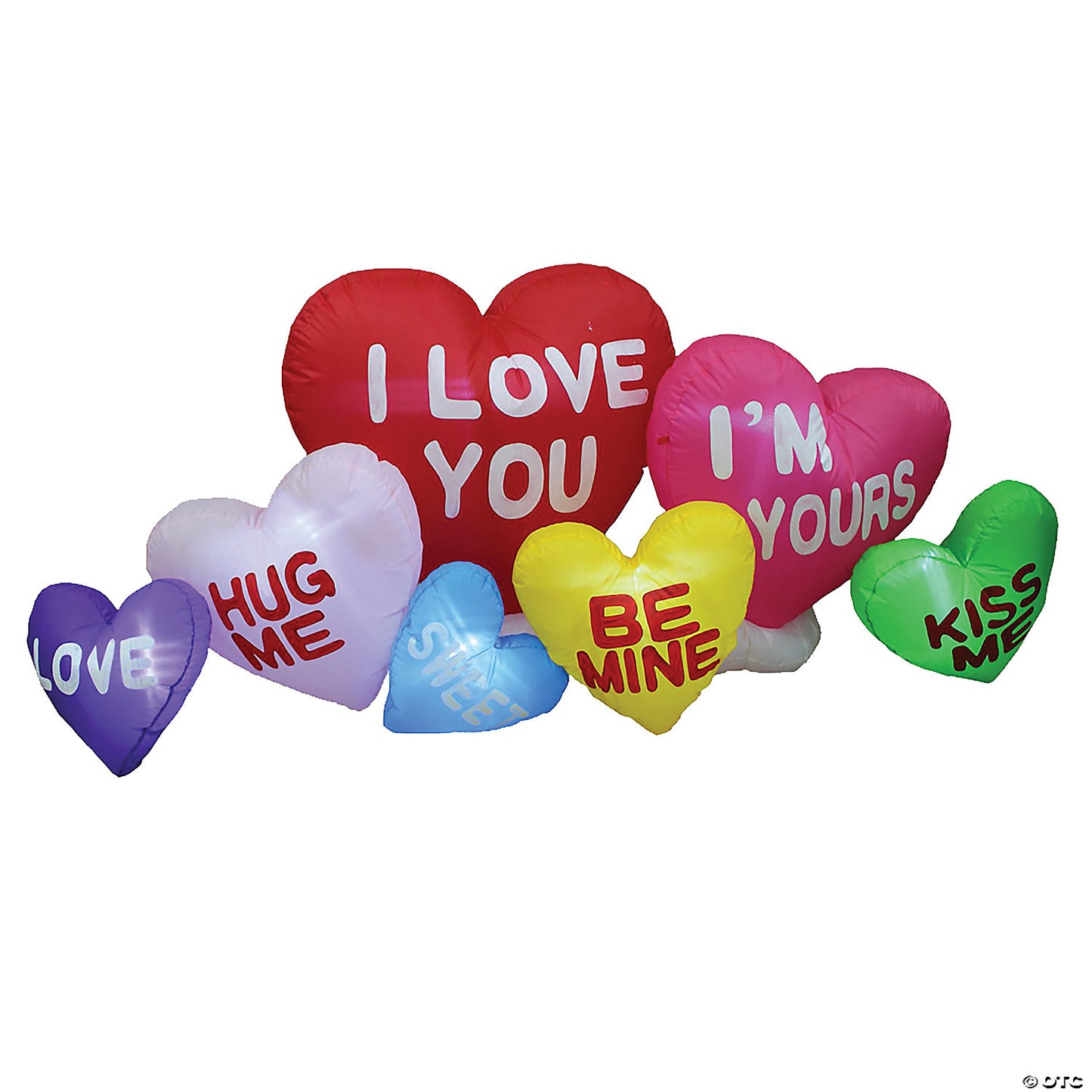 I Luv U Hearts Inflate 6.5 Ft