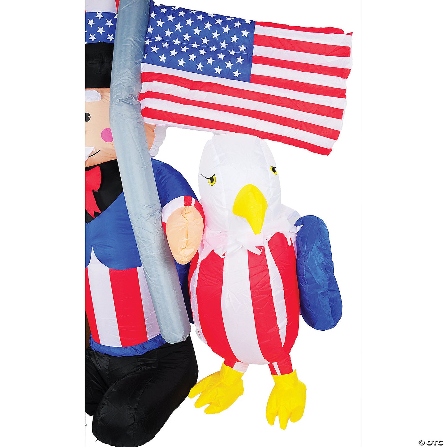 Inflatable Uncle Sam With Eagle